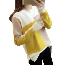 Load image into Gallery viewer, Autumn Winte Color Sweater Women Long Sleeve Jumper Sweater