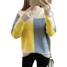 Load image into Gallery viewer, Autumn Winte Color Sweater Women Long Sleeve Jumper Sweater