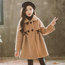 Load image into Gallery viewer, Children Jacket for Girls Winter Wool Warm