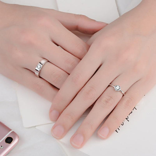 Silver Couple Ring Classic