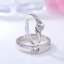 Load image into Gallery viewer, Silver Couple Ring Classic