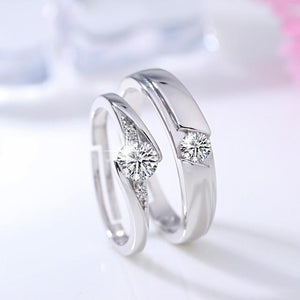 Silver Couple Ring Classic