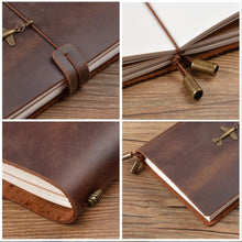 Load image into Gallery viewer, Handnote Leather Notebook